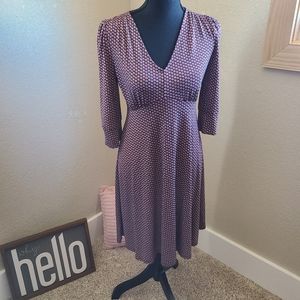 Women's Lark & Ro Floral Midi Dress Size 6